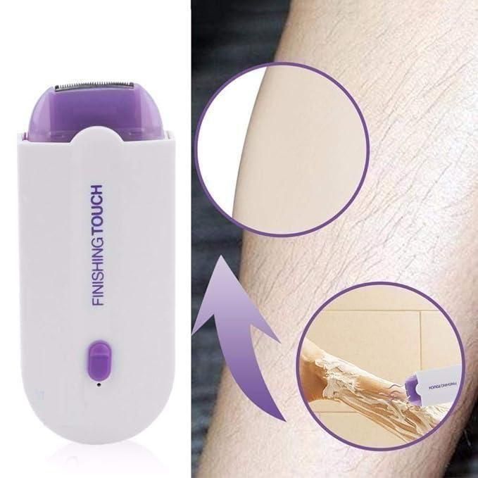 Finishing Touch Instant Painless Facial Body Hair Remover Trimmer Shaver for Men and Women Body Groomer