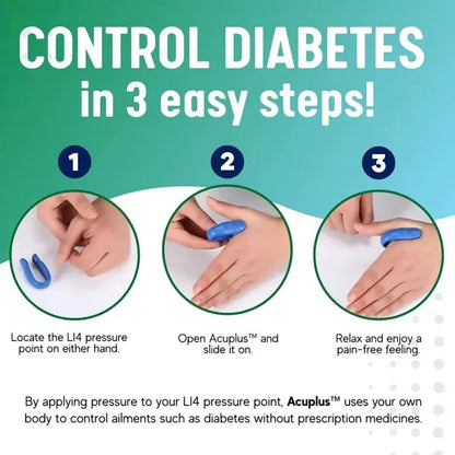 Sugar Control LI4 Acupressure Point Clip (Buy 1 Get 1)